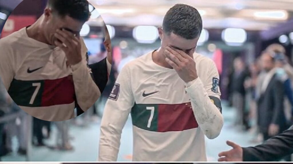 Cristiano Ronaldo crying 